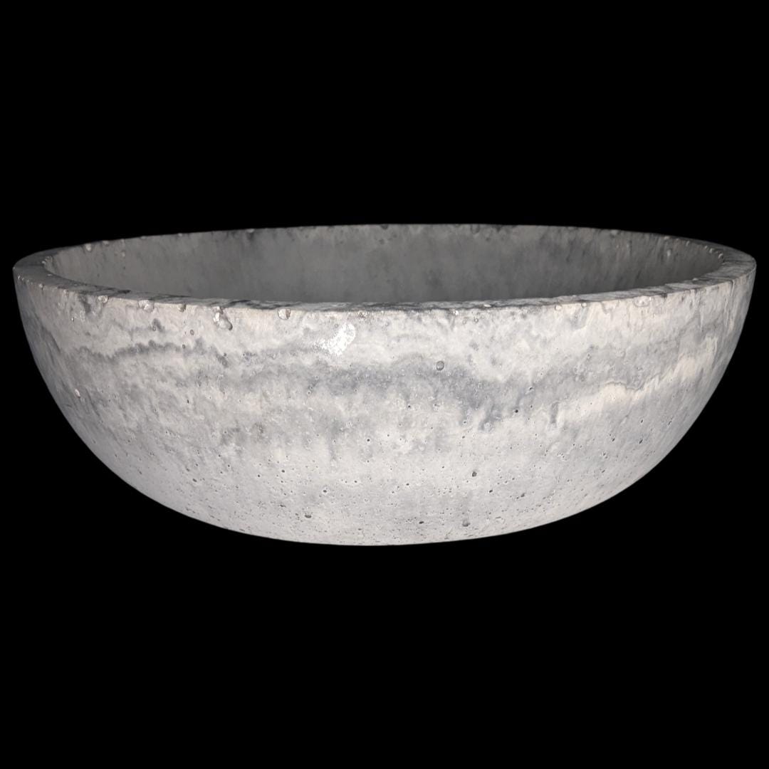 8 Inch Concrete Bowl