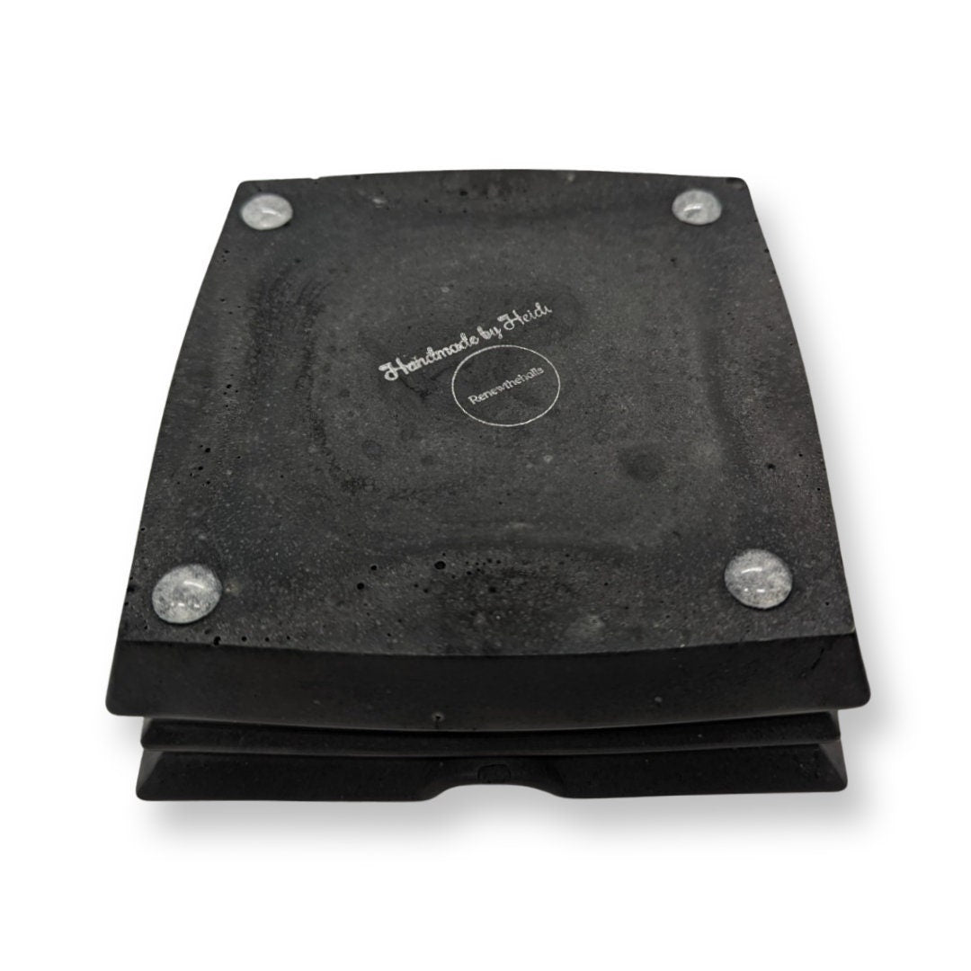 4 Slot Concrete Cigar Ashtray