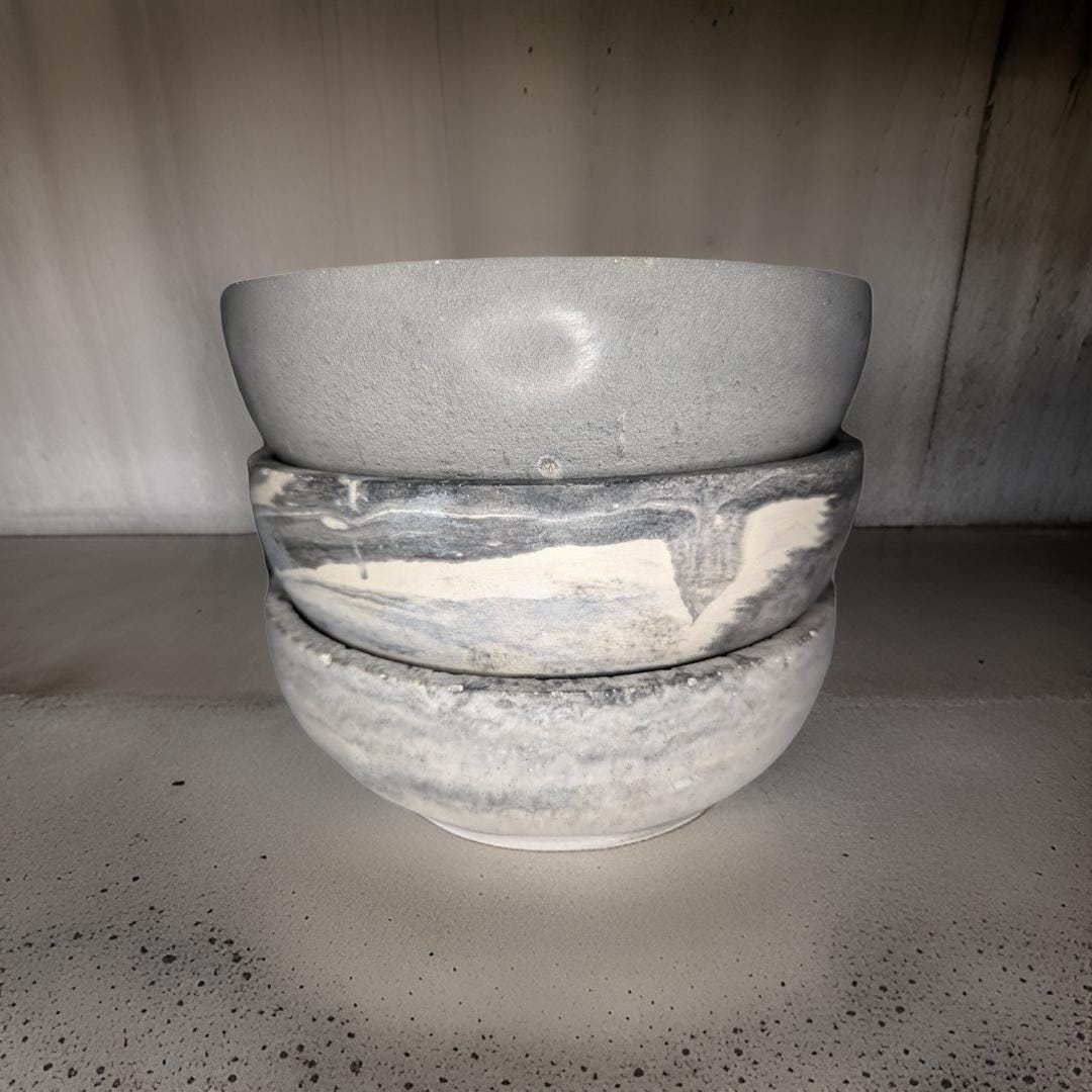 8 Inch Concrete Bowl