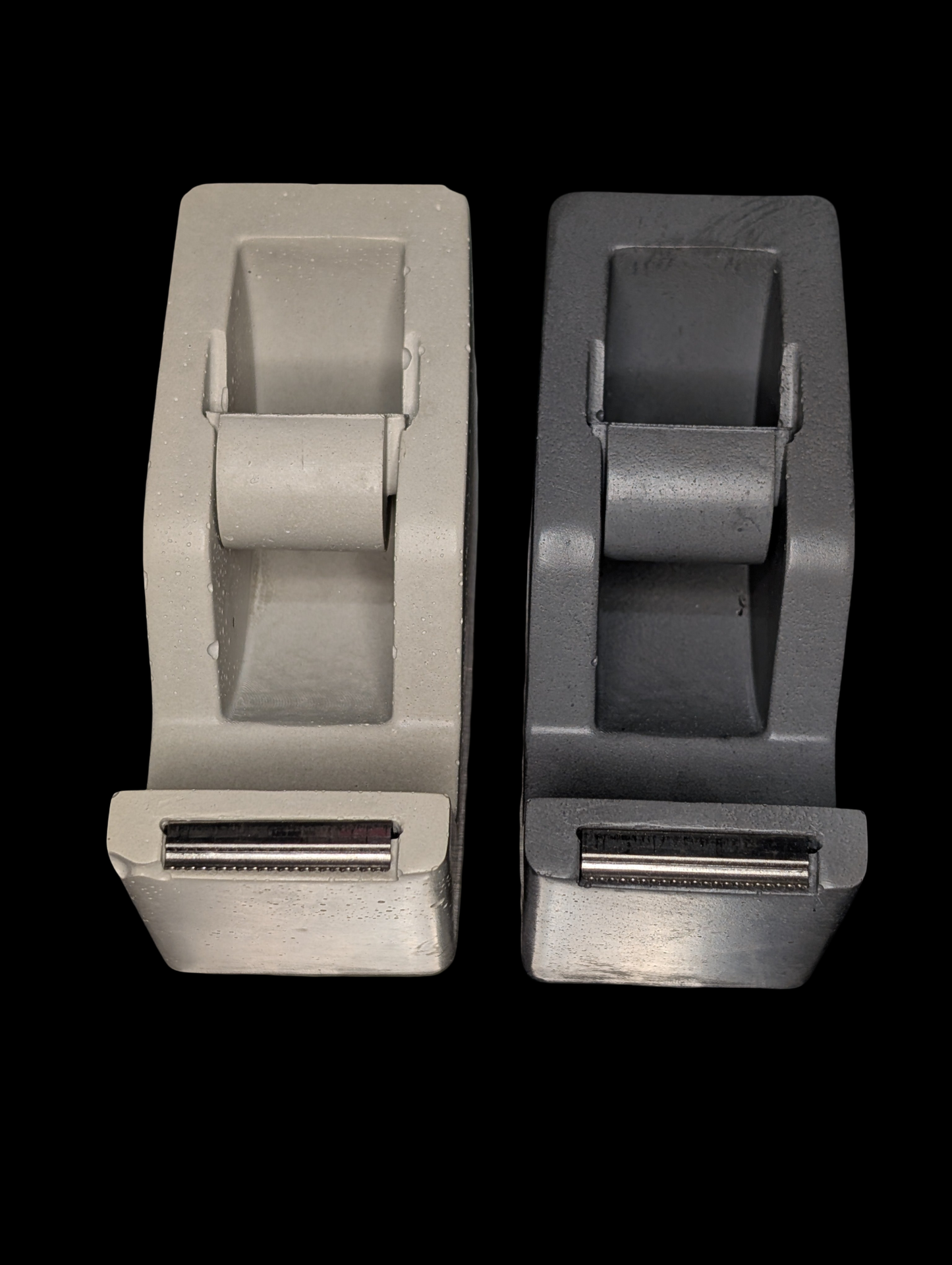 Concrete Tape Dispenser – Minimalist Desk Accessory in Natural or Gray, 4.6"x2", Sealed Cement Office Decor, Optional Jar Add-On