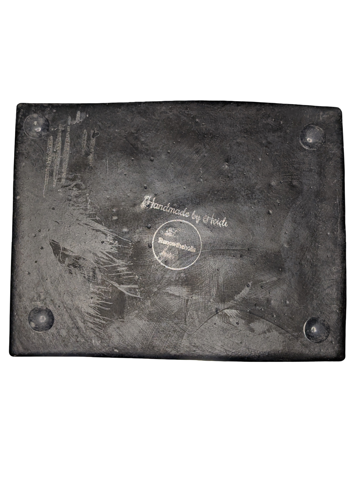 Concrete Desk Organizer | Pen Holder, Post-It Note Holder & Phone Stand | Modern Minimalist Office Accessory