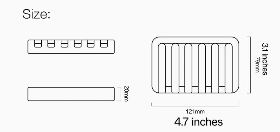 Handmade Concrete Soap Dish