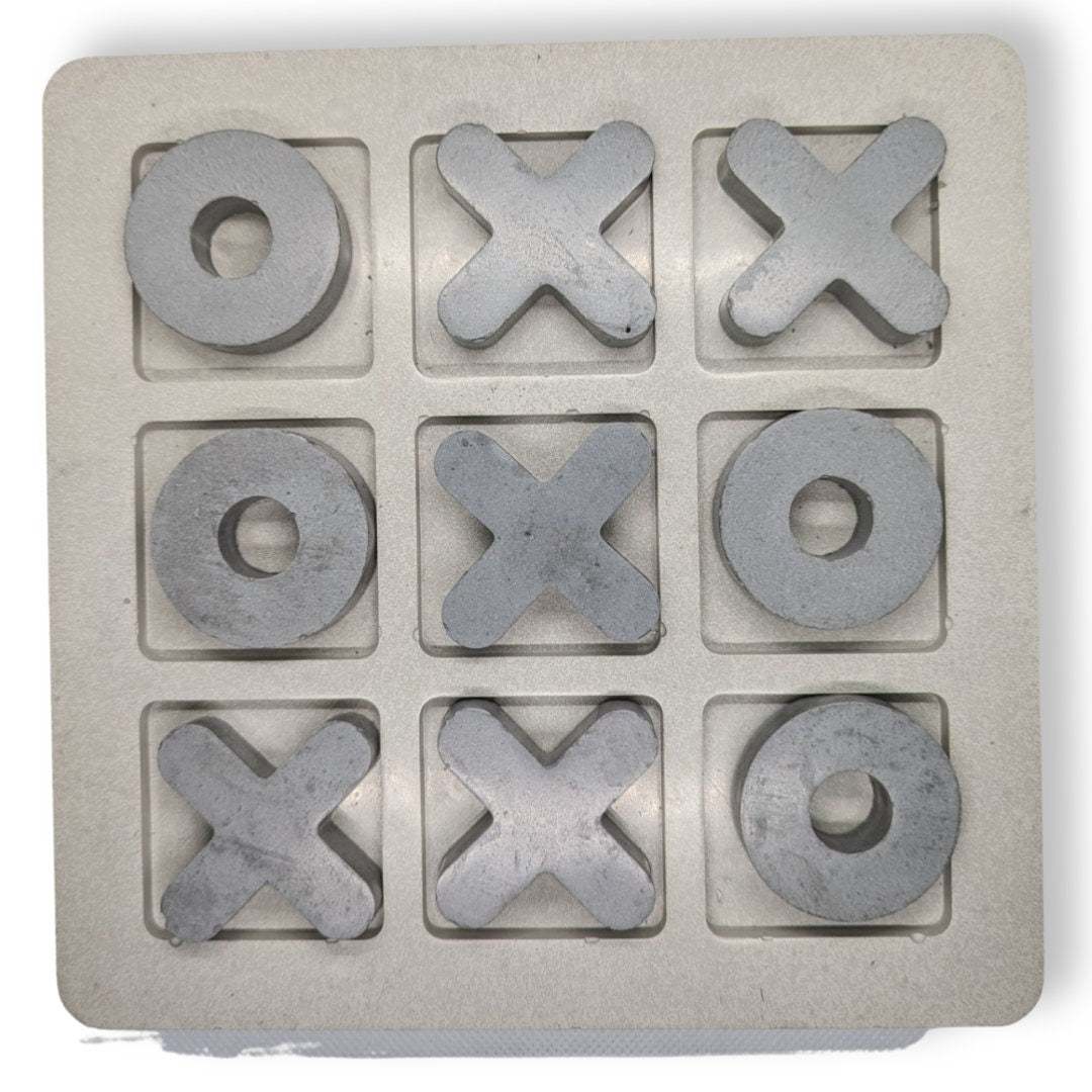 Concrete Tic-Tac-Toe Set