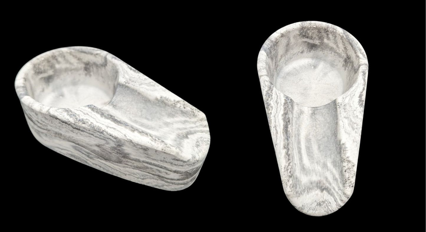 Sleek Minimalist Concrete Cigar Ashtray