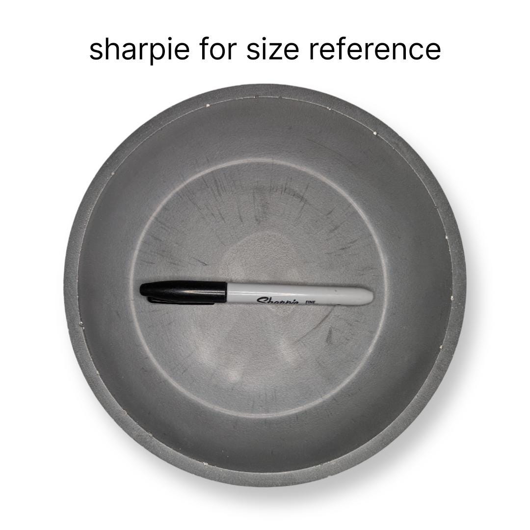 8 Inch Concrete Bowl