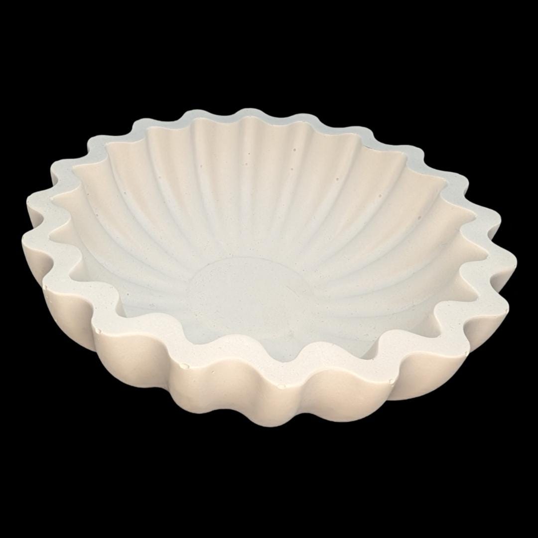 Concrete Crinkle Trinket Dish