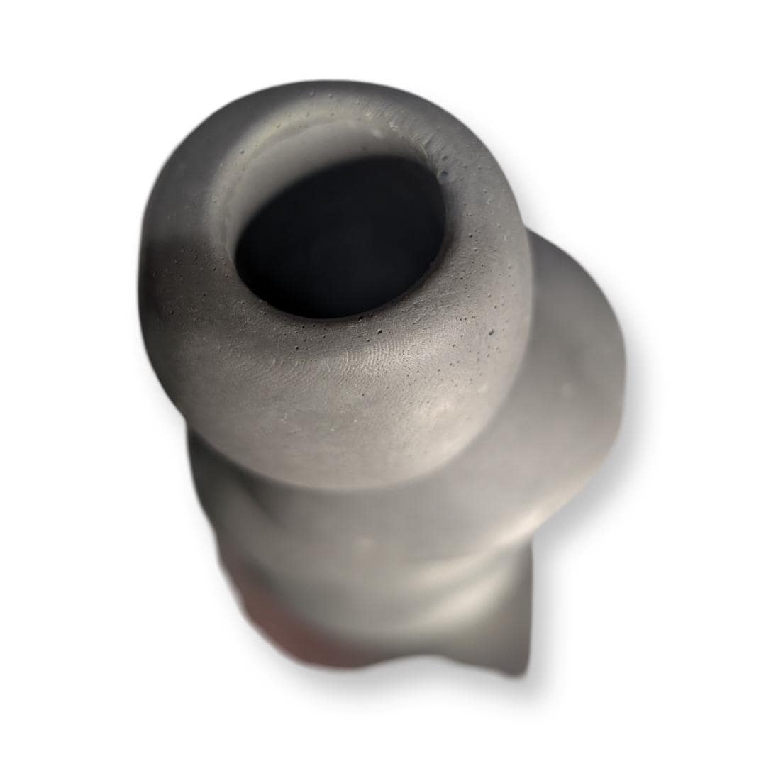 Modern Stacked Stone Concrete Vase