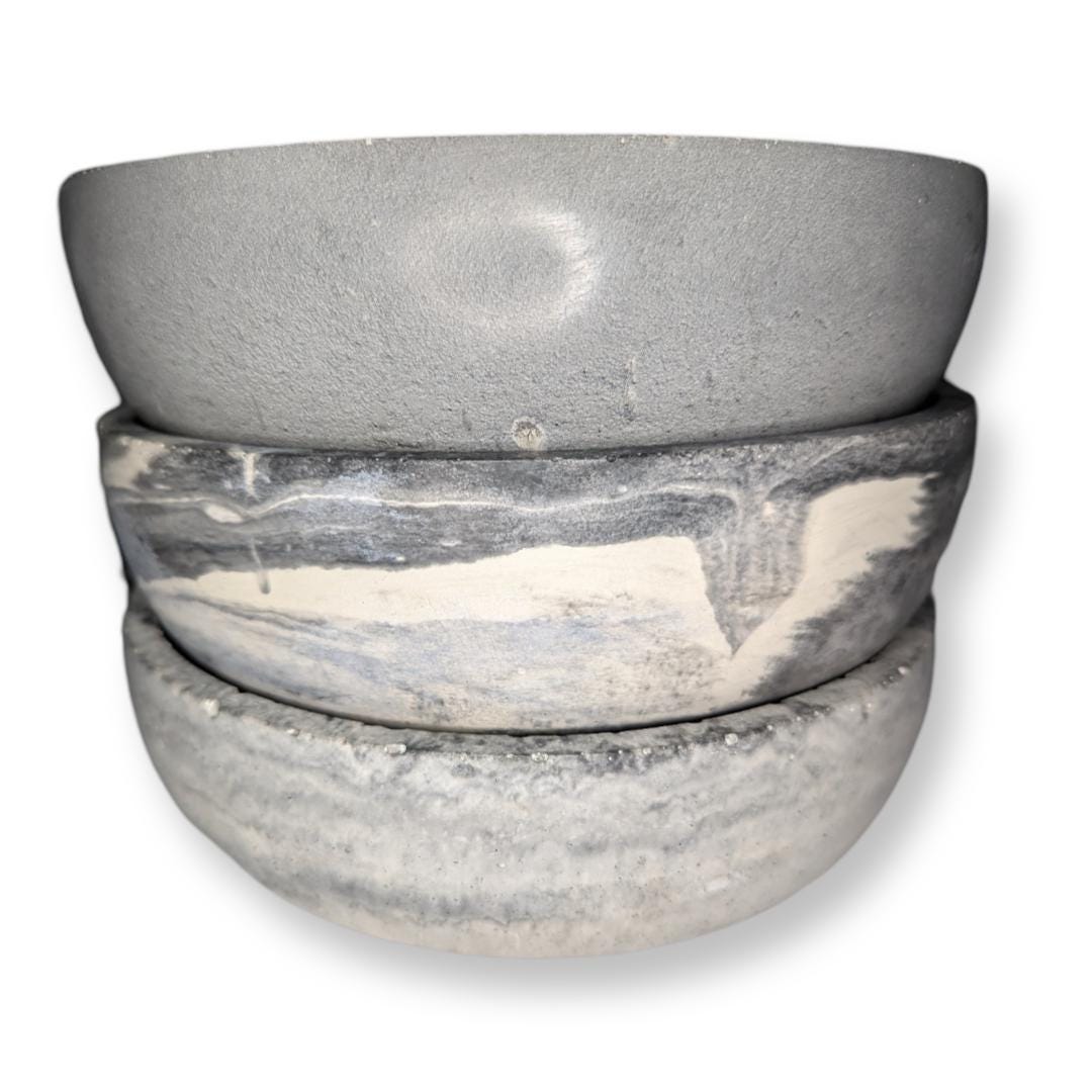 8 Inch Concrete Bowl