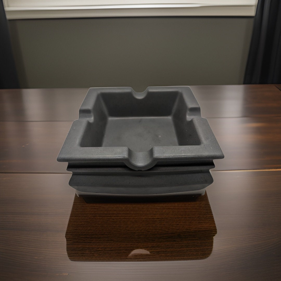 4 Slot Concrete Cigar Ashtray