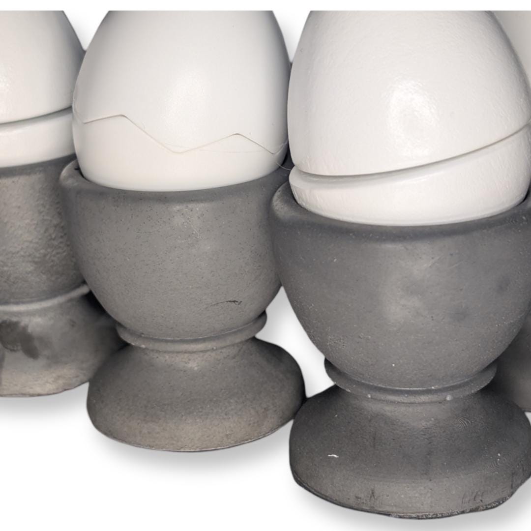Concrete Egg Holder- Modern Minimalist Egg Cup (Set of 2, 4 or 6)