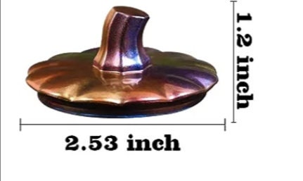 Concrete Pumpkin Trinket Jar