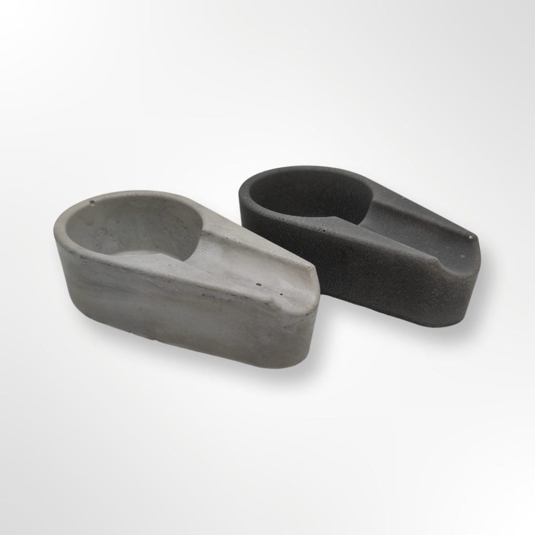 Sleek Minimalist Concrete Cigar Ashtray