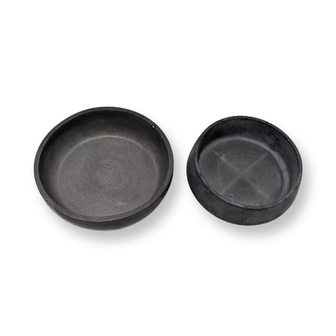 Gray Concrete Pedestal Bowl