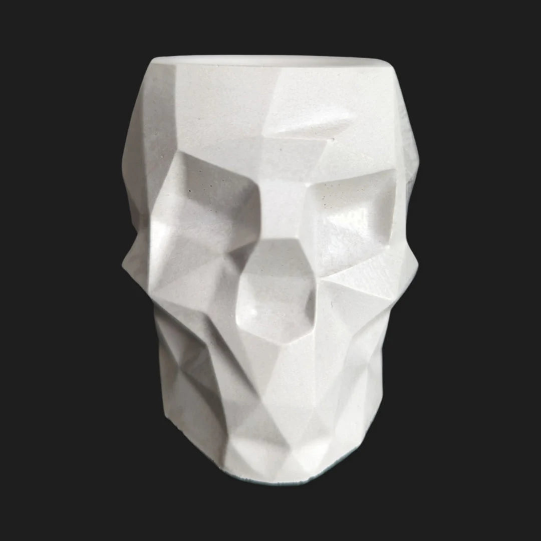 Concrete Skull Planter/Jar