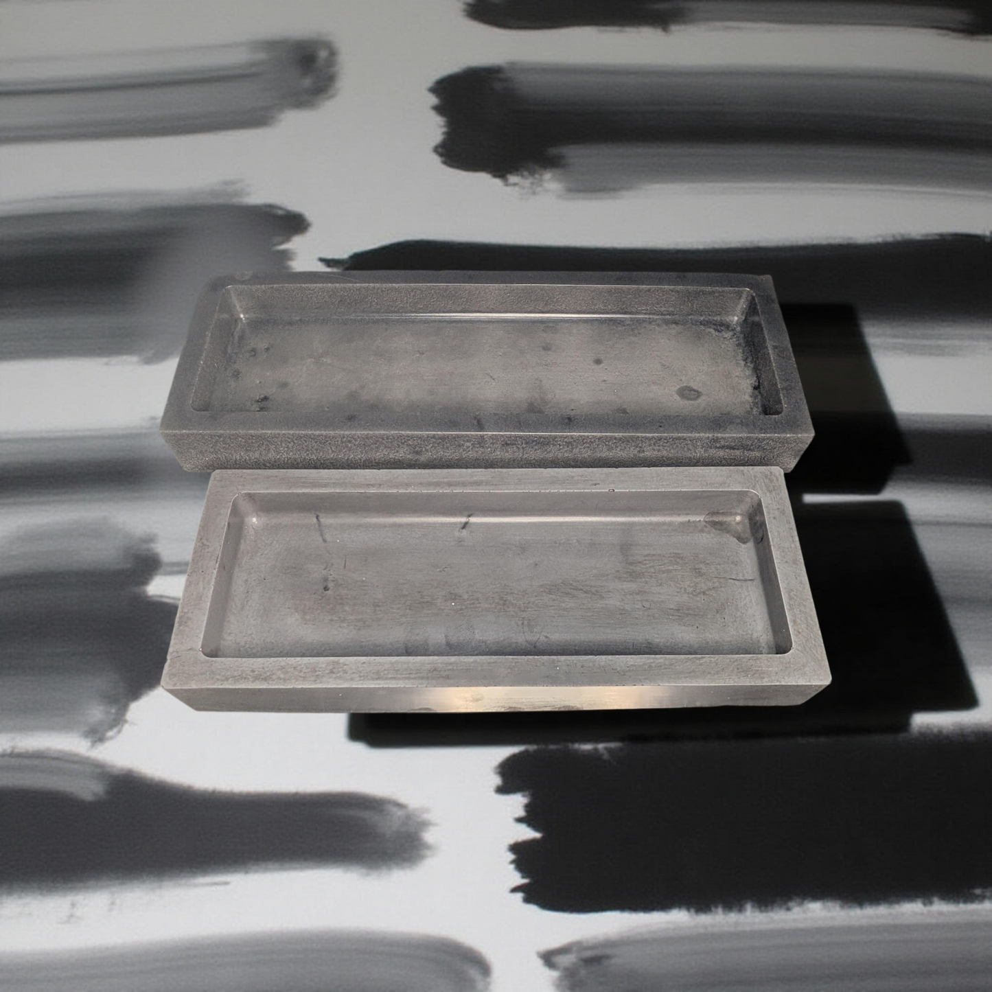 Concrete Rectangle Tray – Modern Catchall in Medium & Large Sizes