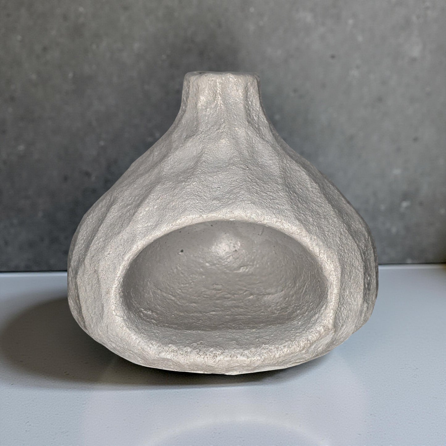 Handmade Concrete Incense Burner Stove | Minimalist Modern Home Decor | Rustic Organic Incense Holder | 4.9” Wide x 4.3” Tall