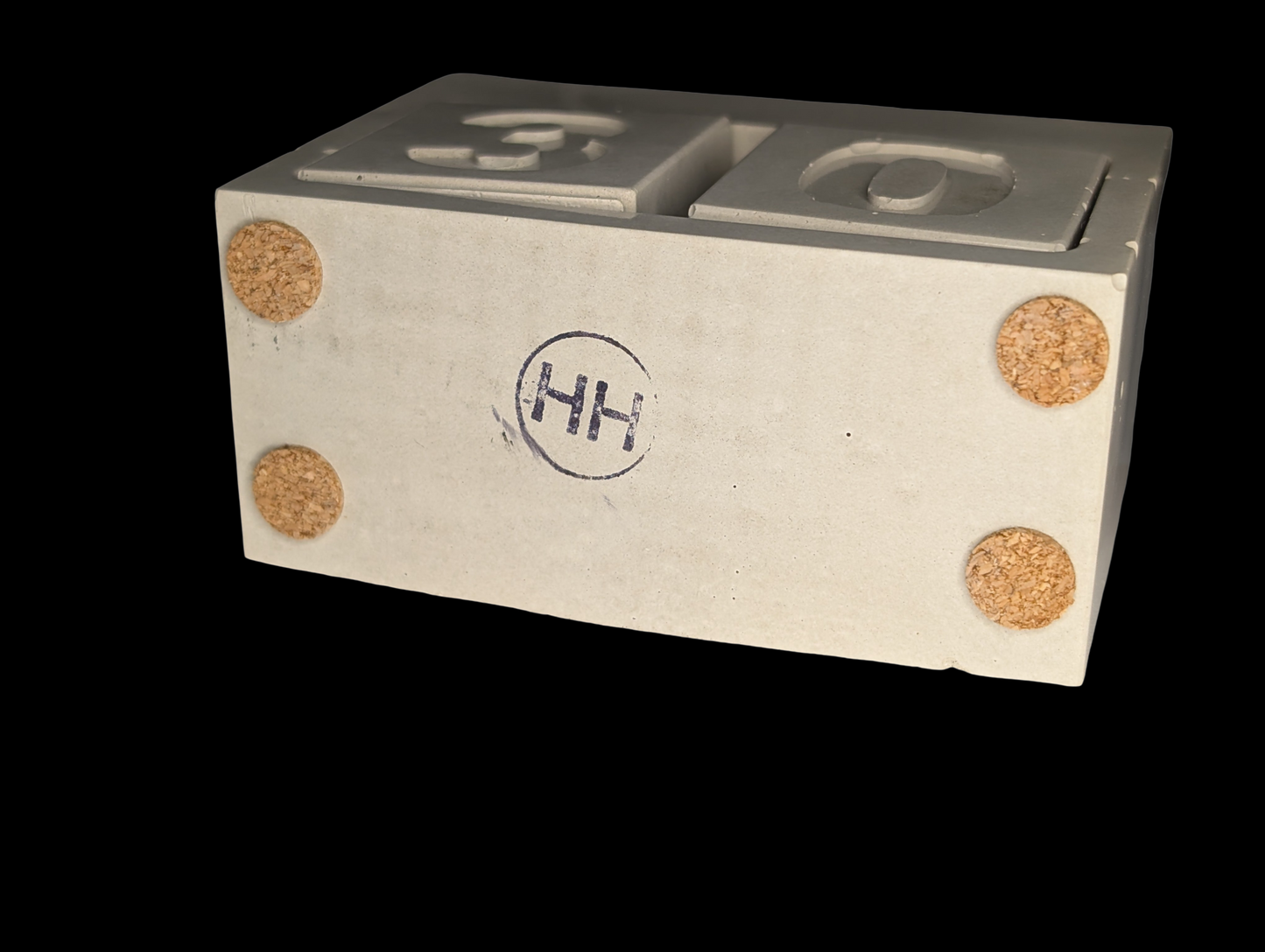 Handmade Concrete Christmas Countdown | Modern Advent Calendar | Paintable Holiday Decor | Minimalist Christmas Tree Block Set