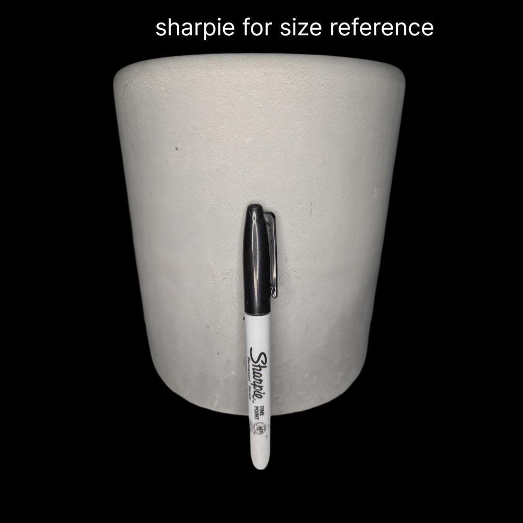 Gray Concrete Utensil Holder – Modern, Minimalist Kitchen Organization