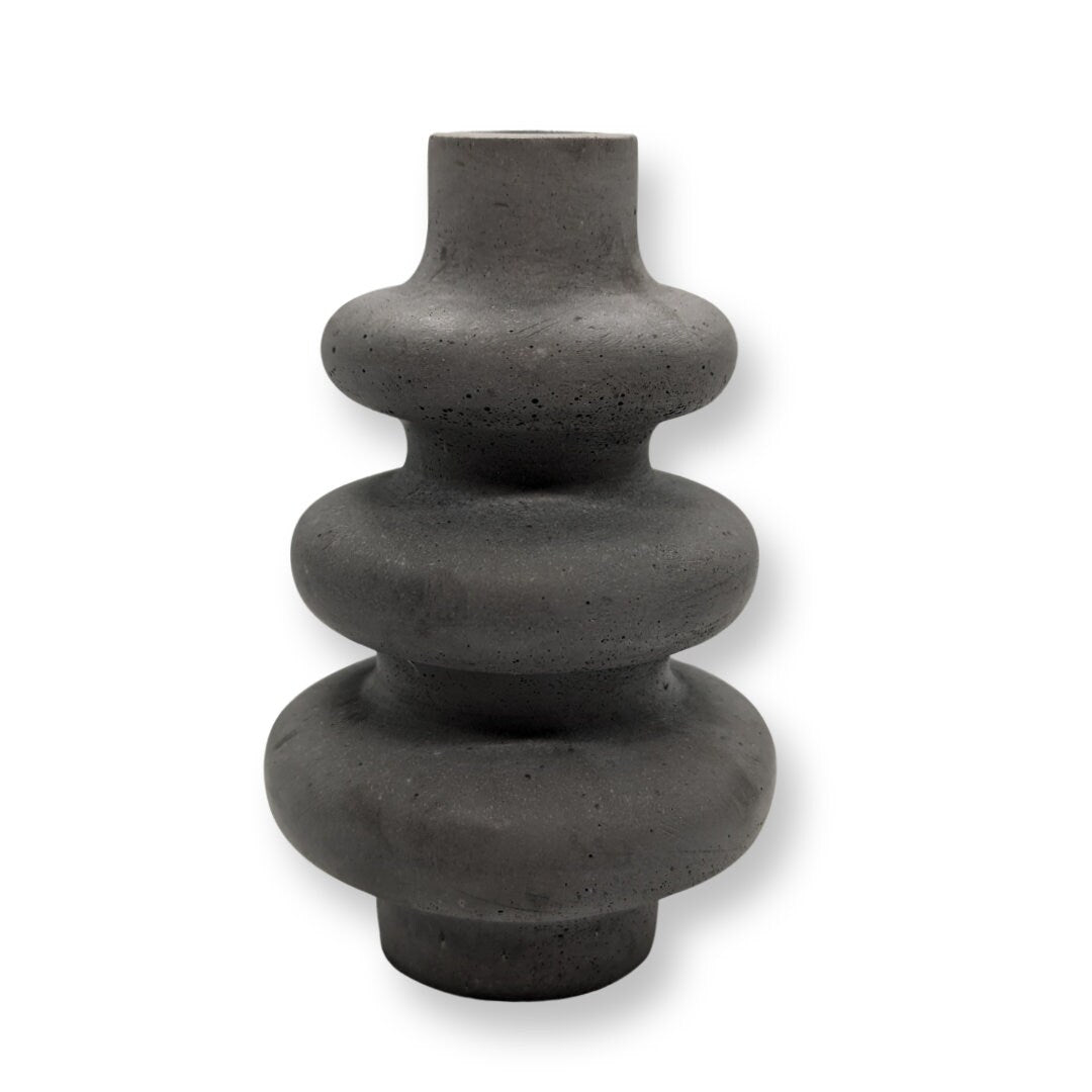 Small Concrete Decorative Vase