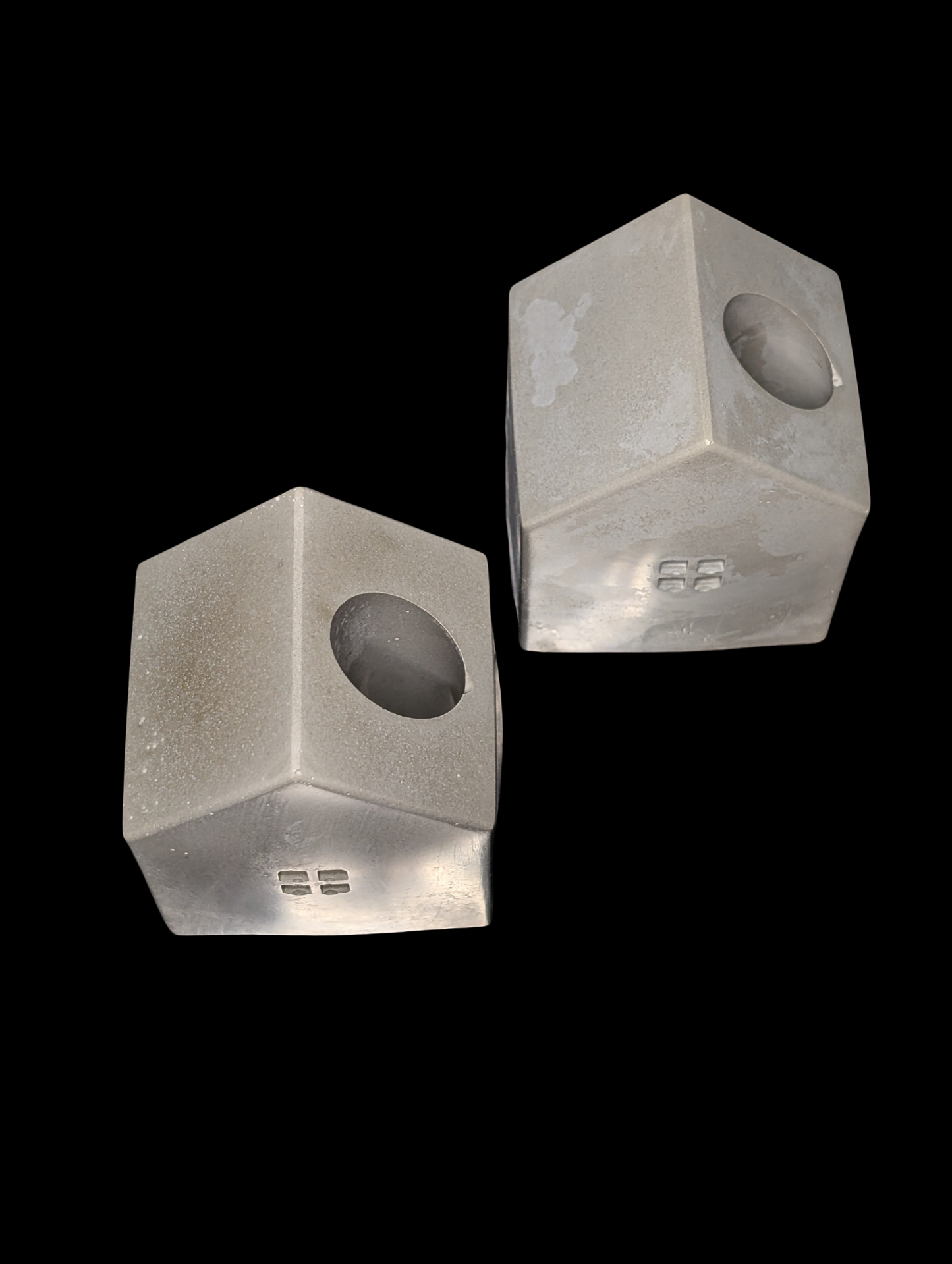 Concrete House Candle Holder & Succulent Planter – Modern Minimalist Decor for Shelf Styling, Nursery, Baby Shower, or Housewarming Gift