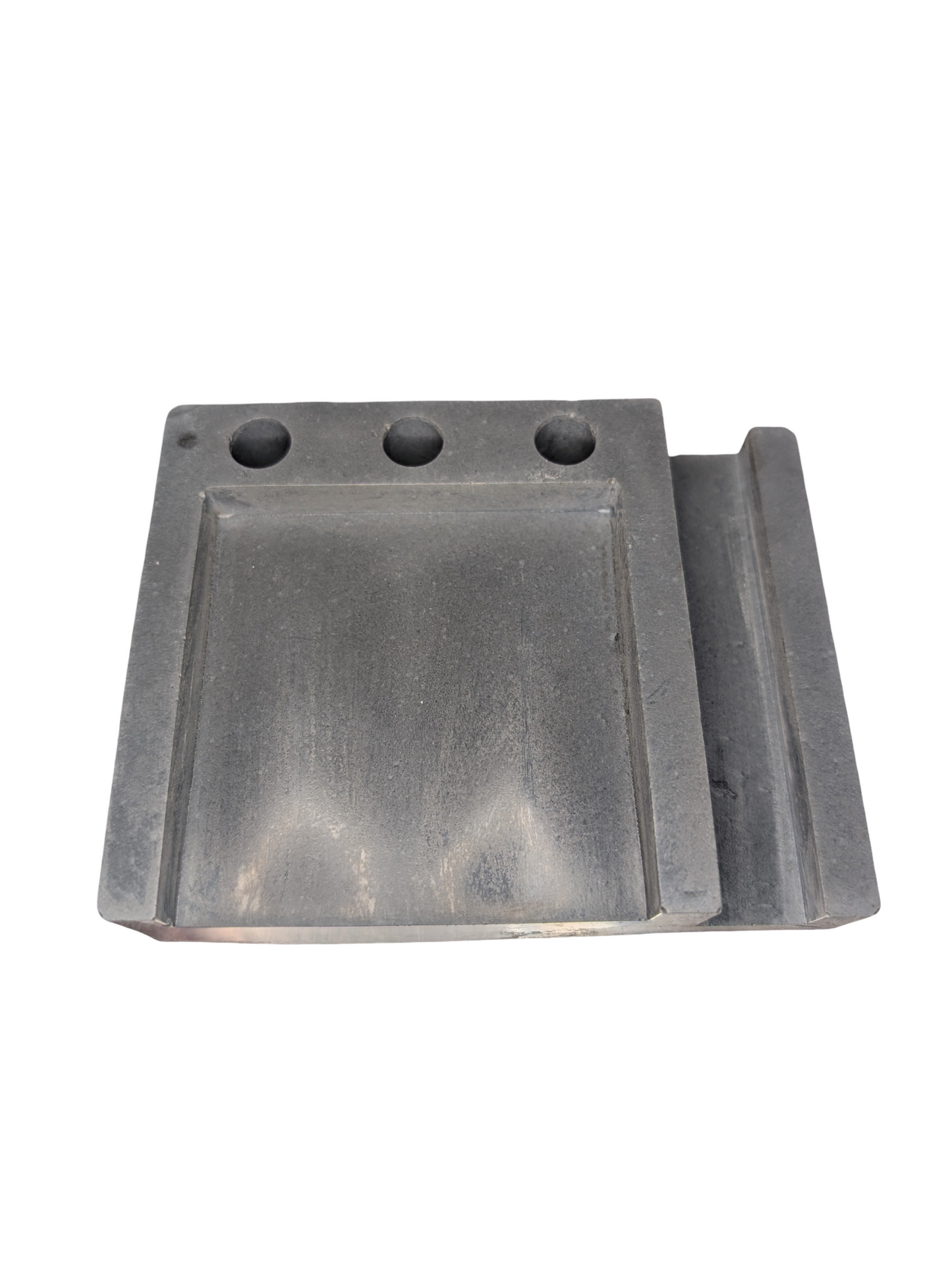 Concrete Desk Organizer | Pen Holder, Post-It Note Holder & Phone Stand | Modern Minimalist Office Accessory