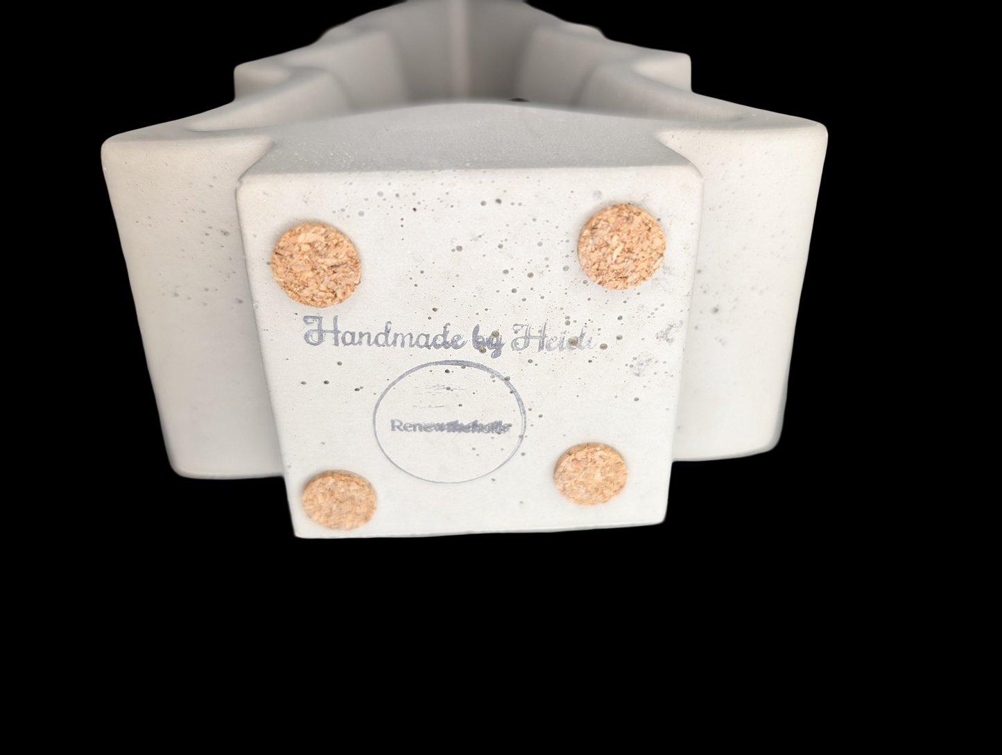 Concrete Christmas Tree Tea Light Holder with Candle | Modern Holiday Candle Holder | Minimalist Christmas Decor | Handmade Natural Concrete