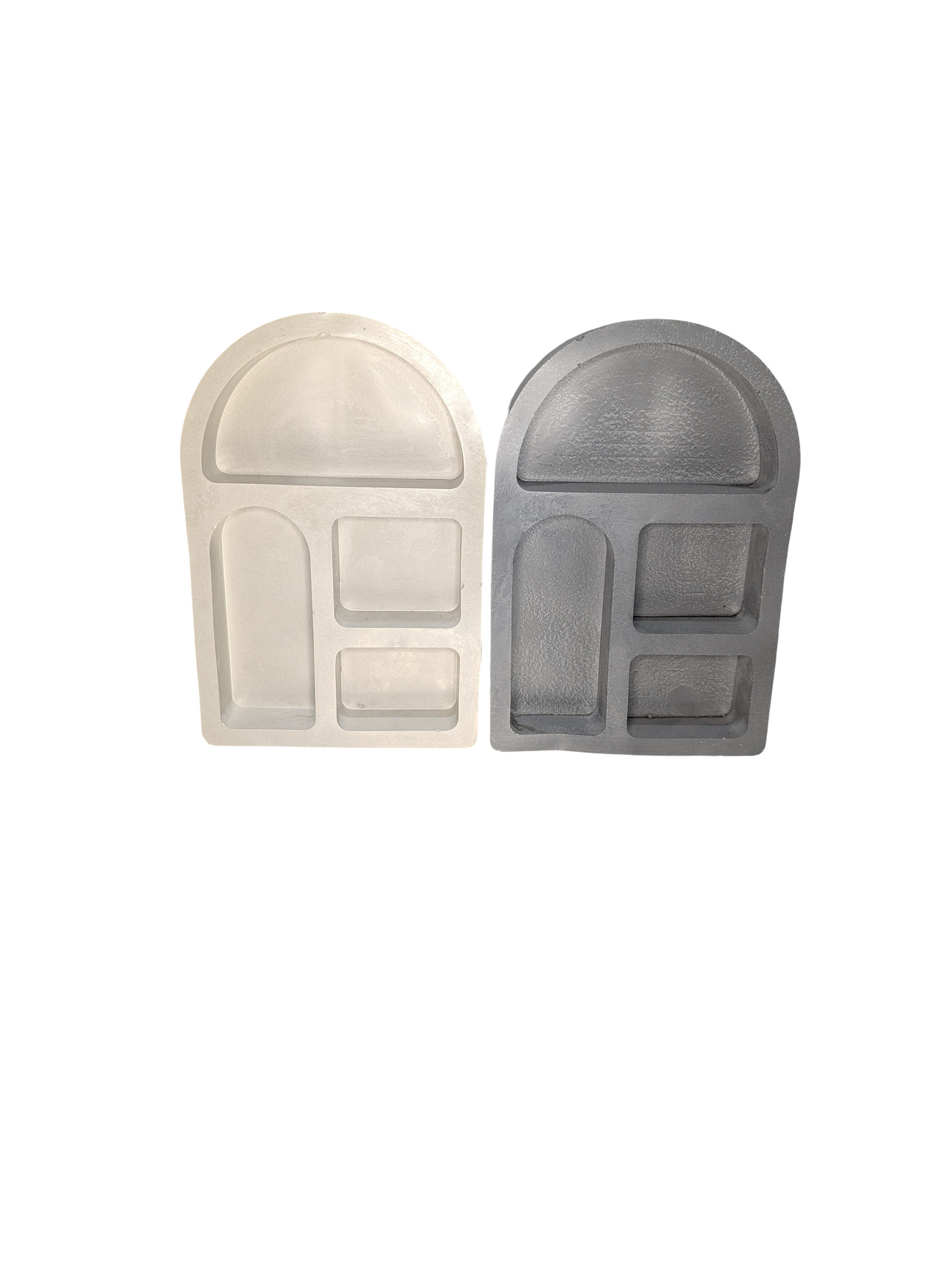 Concrete Arch Shelf – Modern Minimalist Wall Shelf – 8.46” x 5.86” – Gray or Natural Concrete – Small Display Shelf for Home Décor