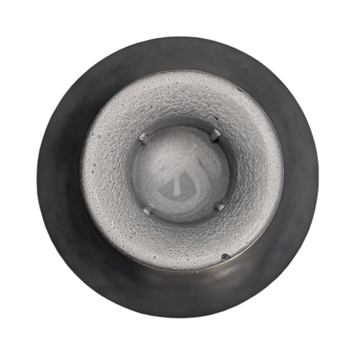 Modern Concrete Pillar Candle Holder in Gray or Marble, Flared Bell Candlestick Stand, Minimalist Industrial Coffee Table & Mantel Decor