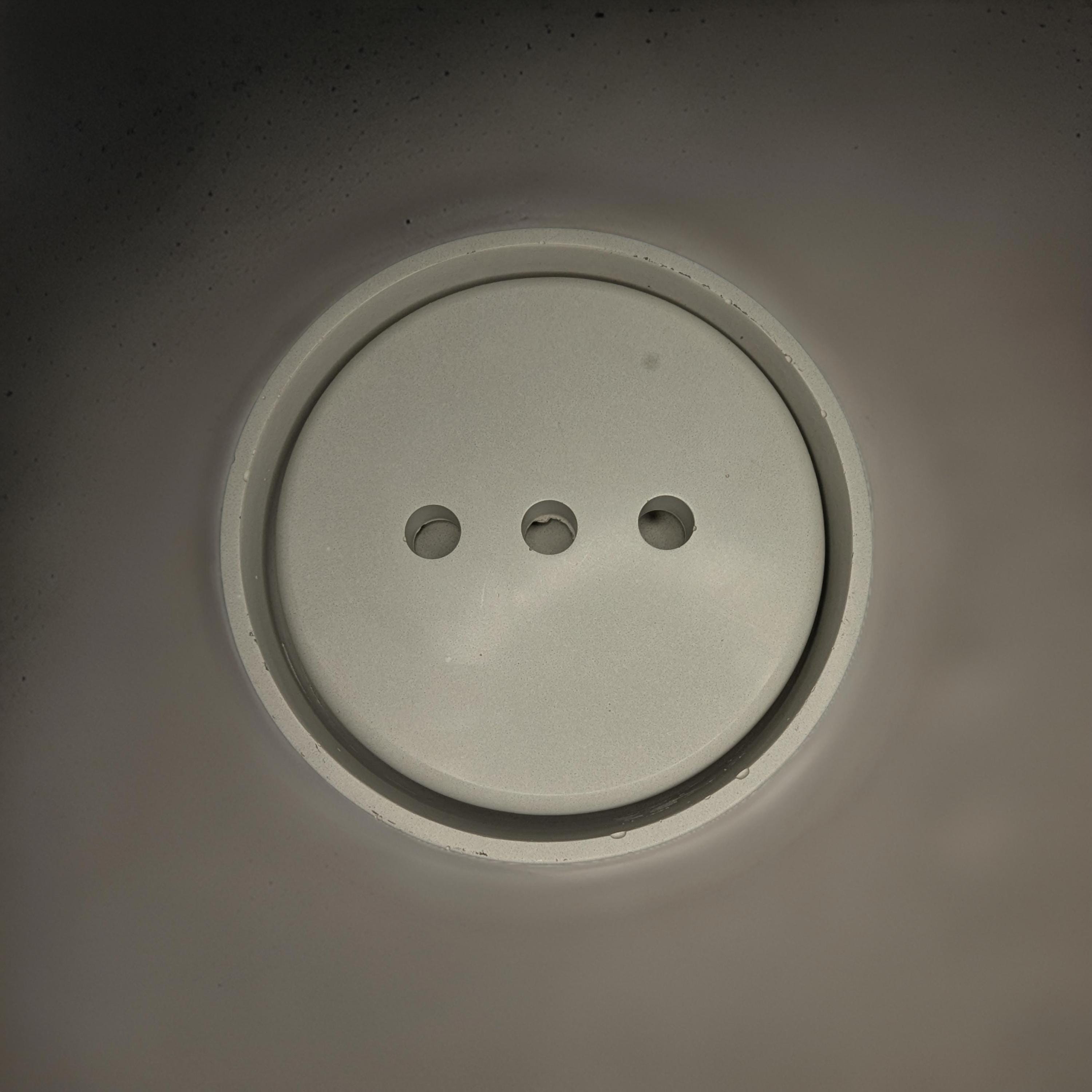 Concrete 2 Piece Soap Dish Set