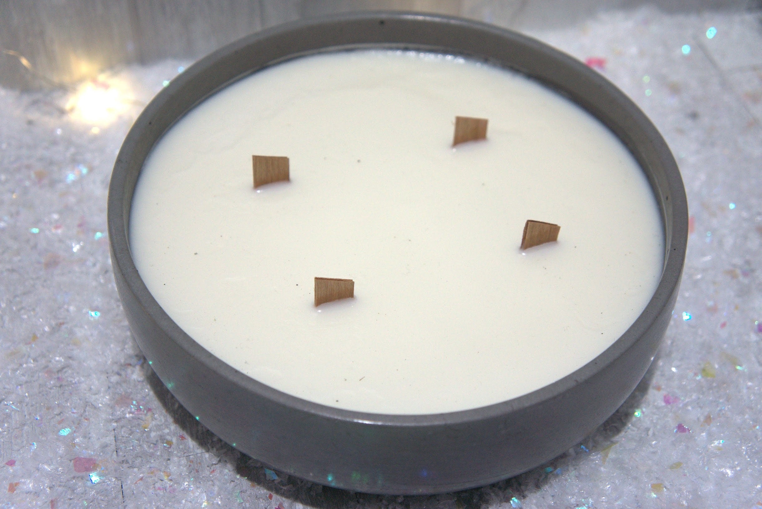 Large Concrete Soy Candle Bowl