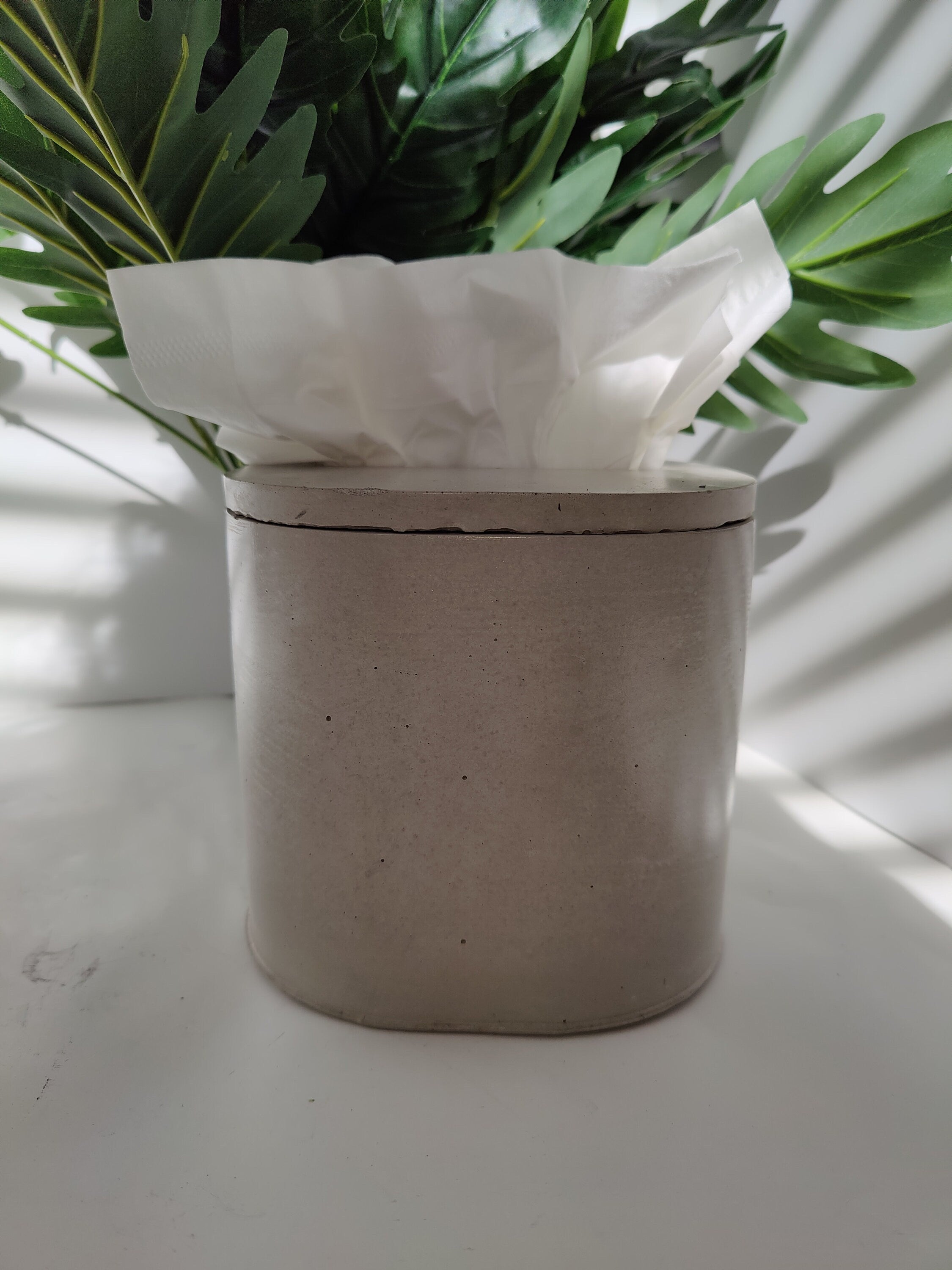 Concrete Tissue Box