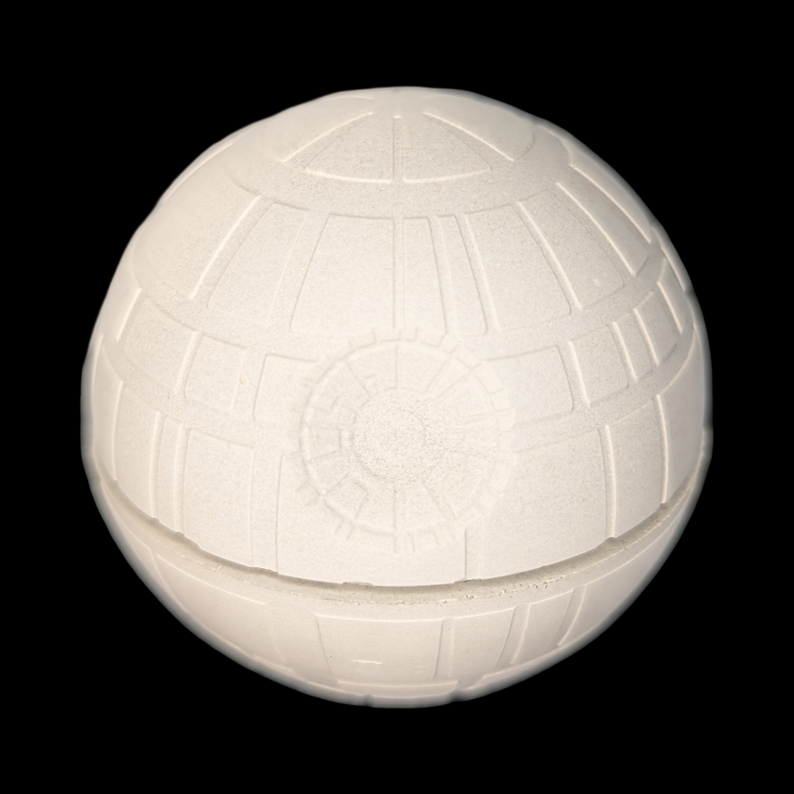 Paint Your Own Galactic Space Station Craft | Unsealed Concrete Galaxy Sphere for Kids Birthday Party Favors, Outer Space Science Fiction Decor, 1 or 12 Pack