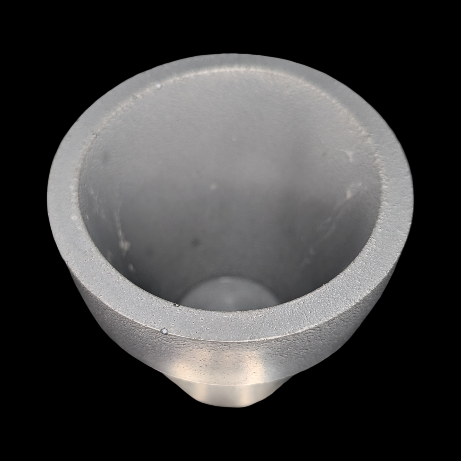 3.7" Concrete Succulent Planter, Small Modern Plant Pot with Drainage Option, Minimalist Indoor Flower Pot, 3.6" Tall Cement Pot