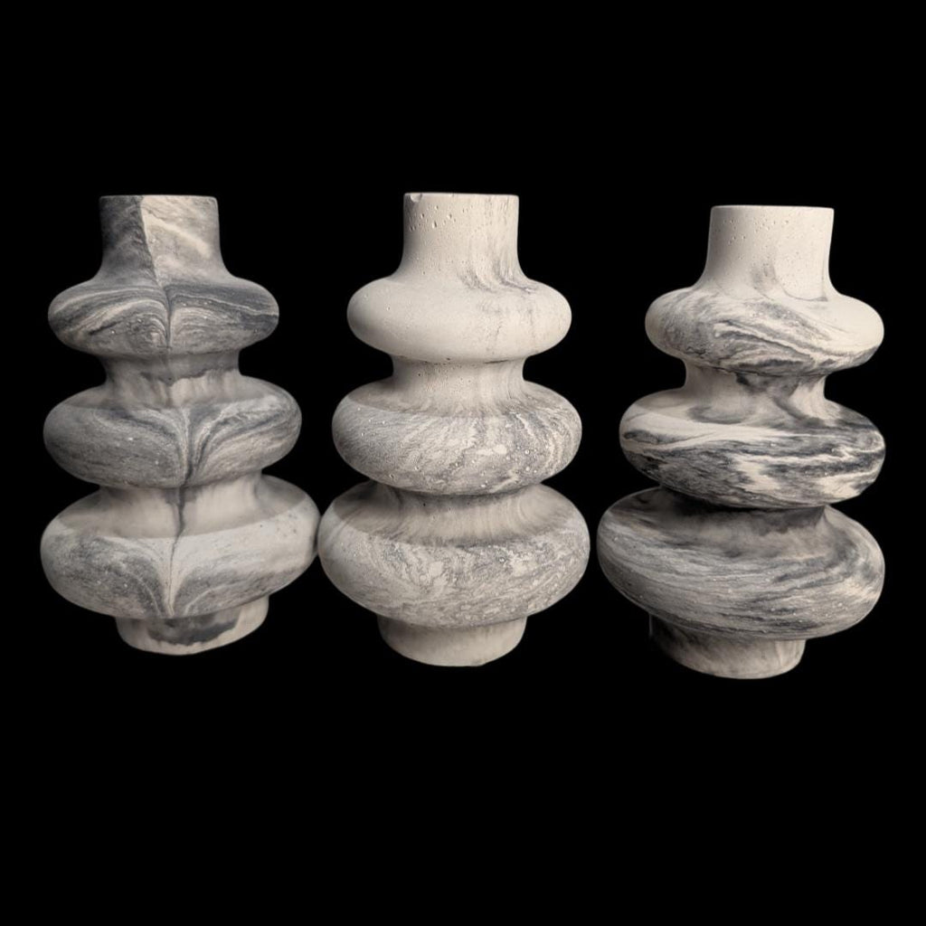 Small Concrete Decorative Vase