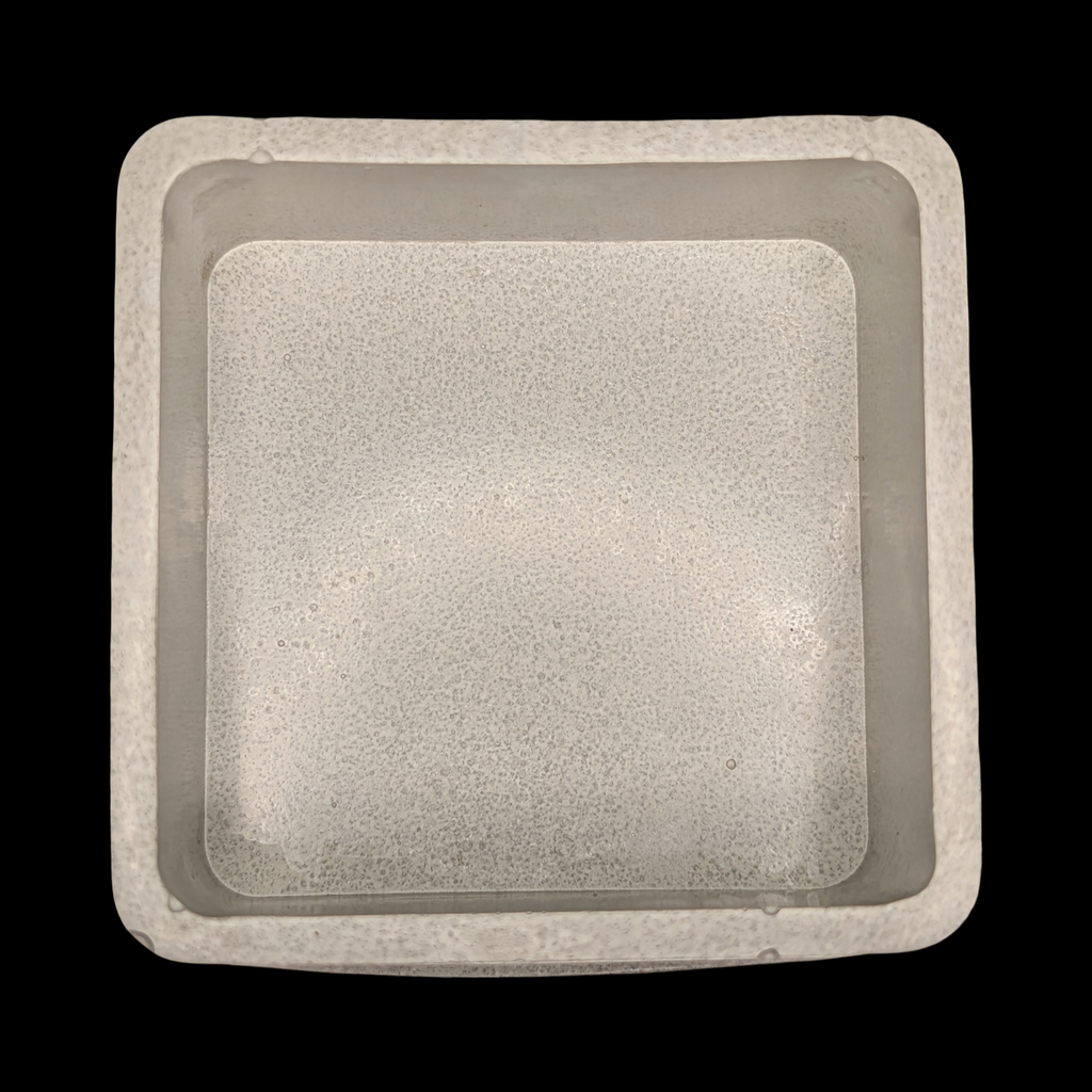 Concrete Jewelry Box with Lid, 3.15" Minimalist Trinket Box, Modern Square Cement Catchall, Ring Dish & Keepsake Container, Desk Organizer