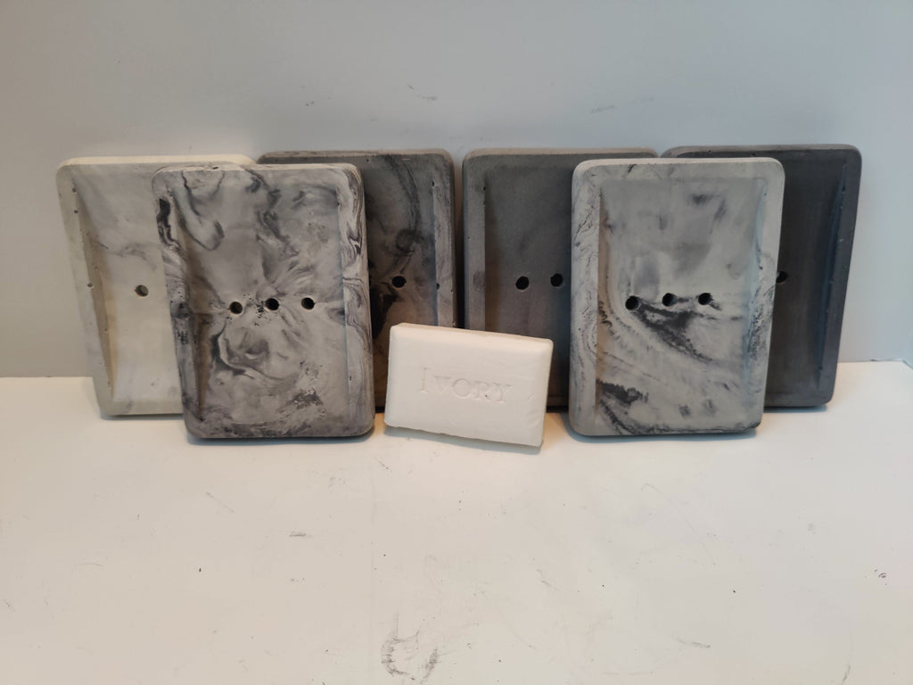 Handmade Concrete Soap Dishes