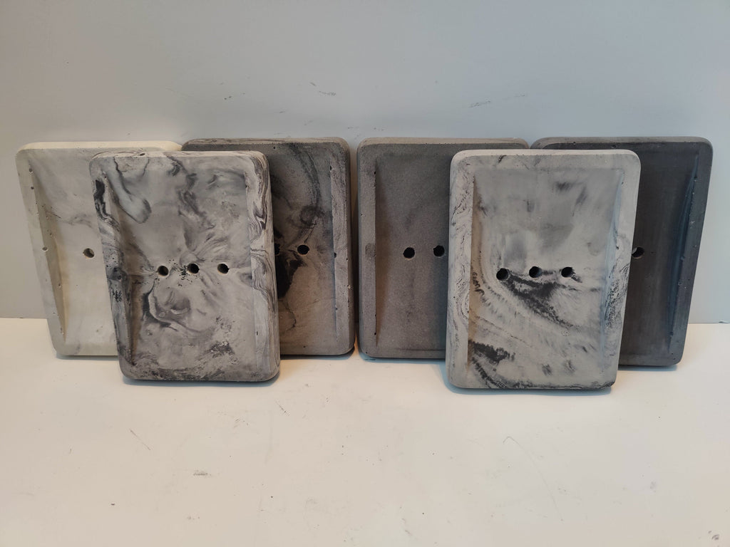 Handmade Concrete Soap Dishes