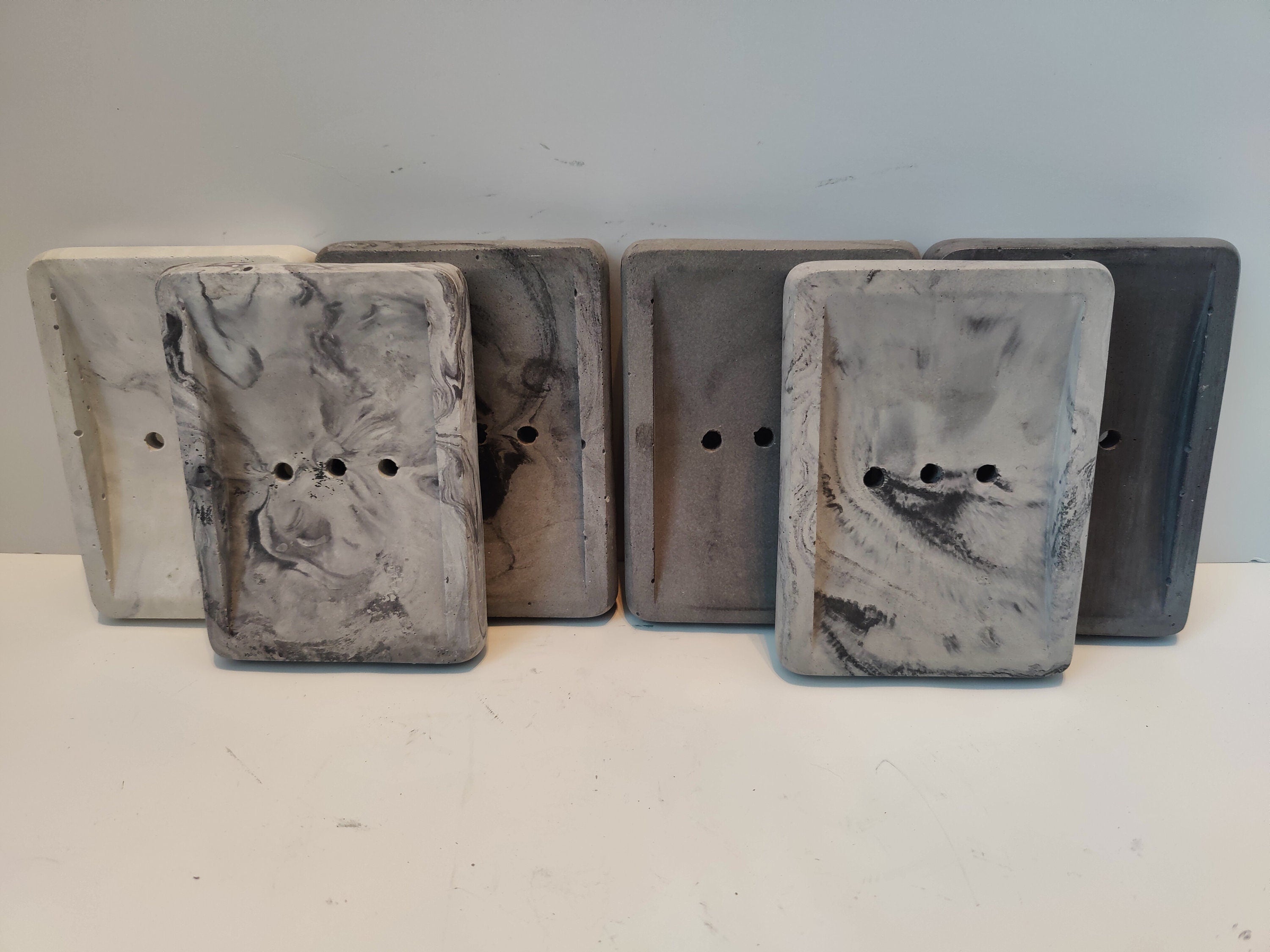 Handmade Concrete Soap Dishes