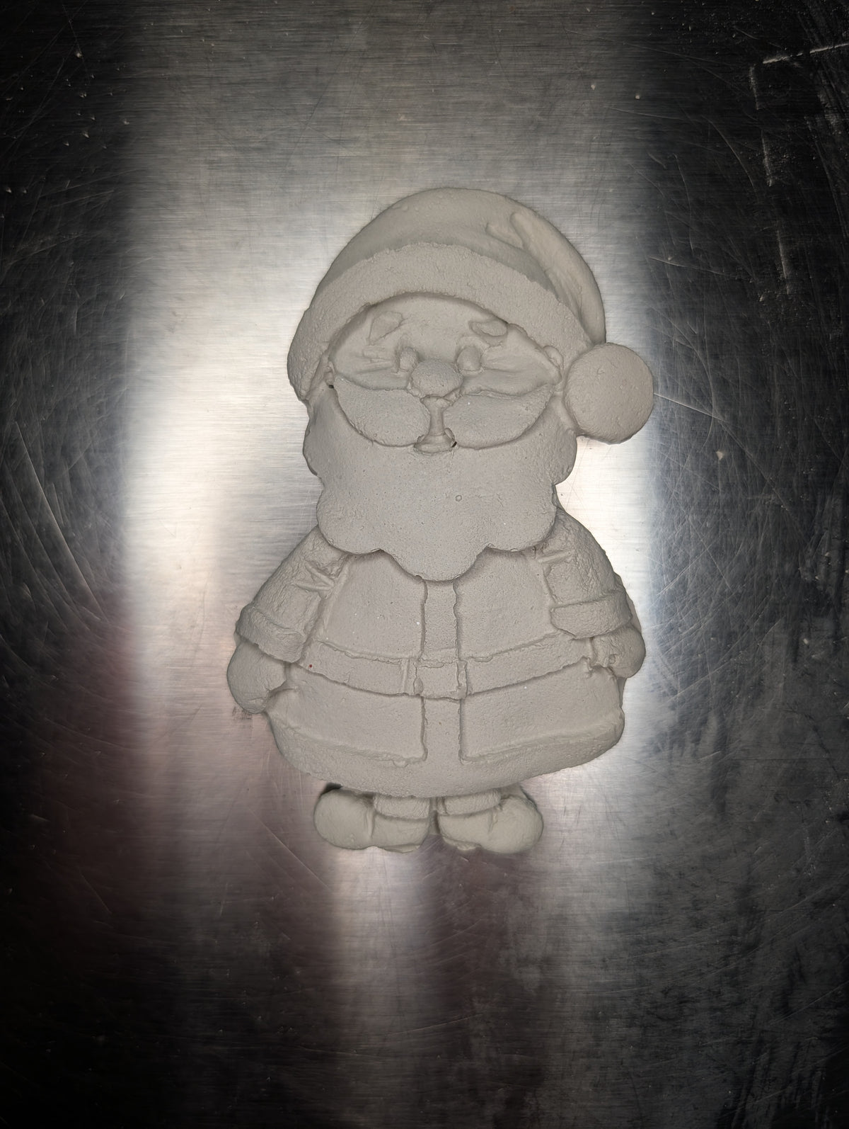 Concrete Christmas Magnets Set of 3, Paint Your Own Santa Snowman Reindeer Fridge Decor, DIY Holiday Craft Activity, Stocking Stuffer Gift
