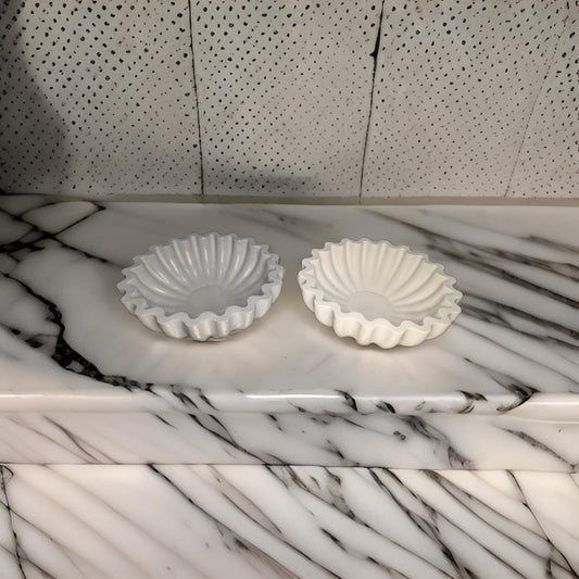 Concrete Crinkle Trinket Dish