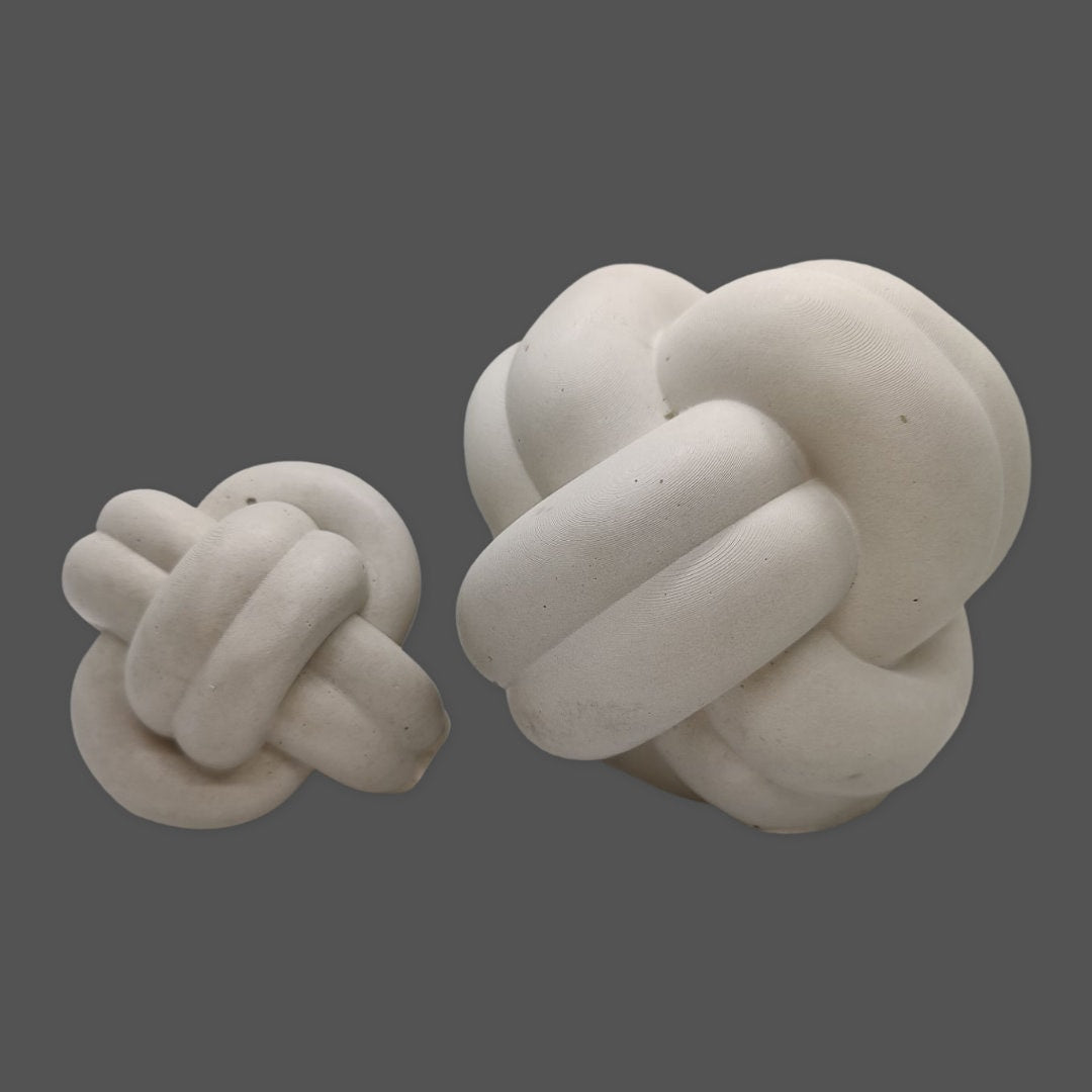 Minimalist Concrete Decorative Knots