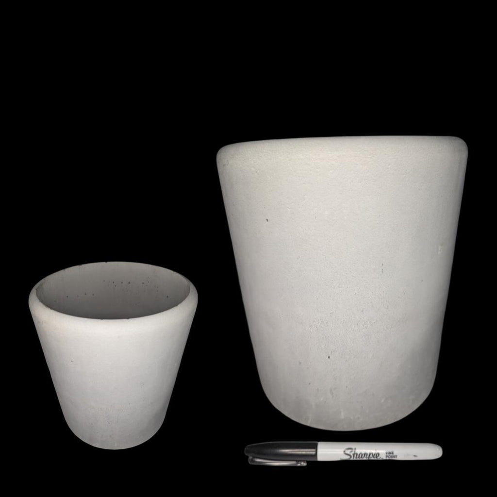 Gray Concrete Utensil Holder – Modern, Minimalist Kitchen Organization