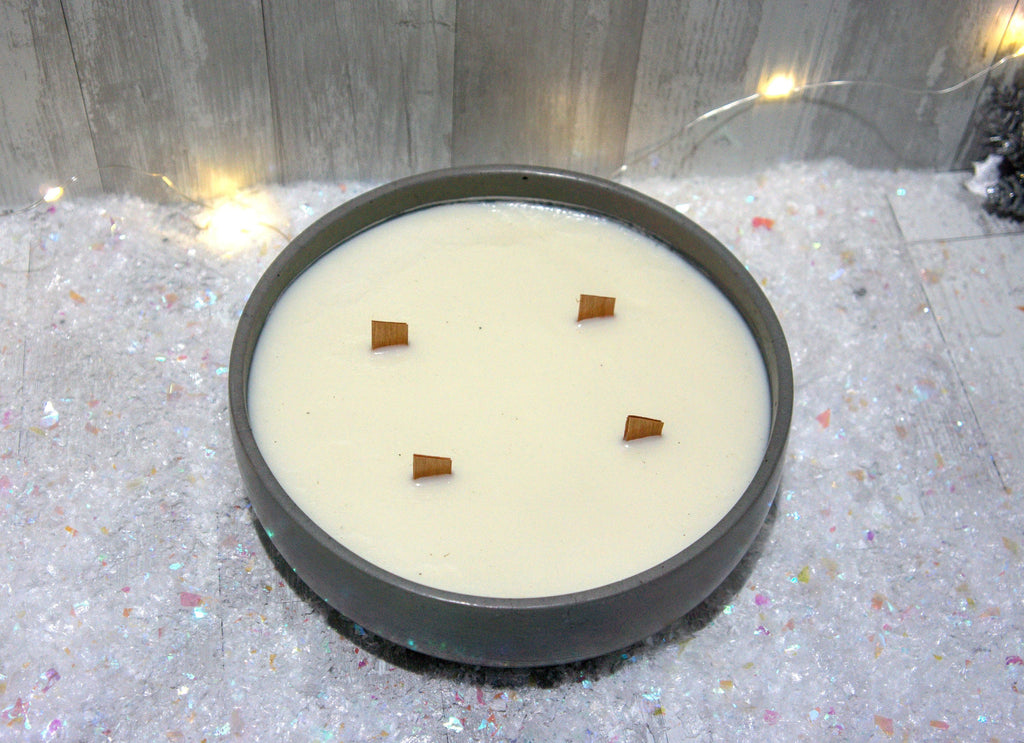 Large Concrete Soy Candle Bowl