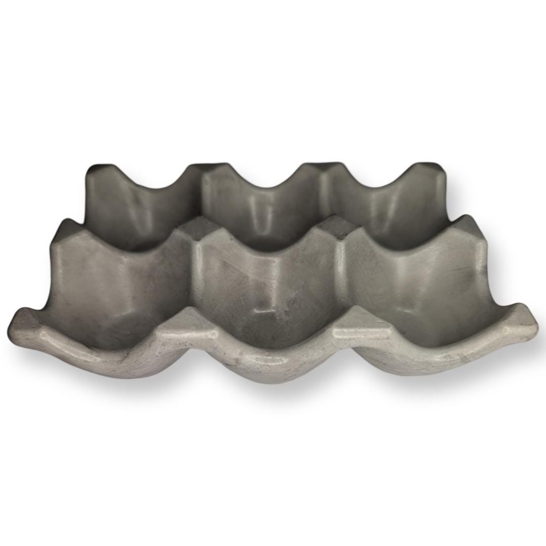 Concrete Egg Carton- Minimalist Kitchen Decor