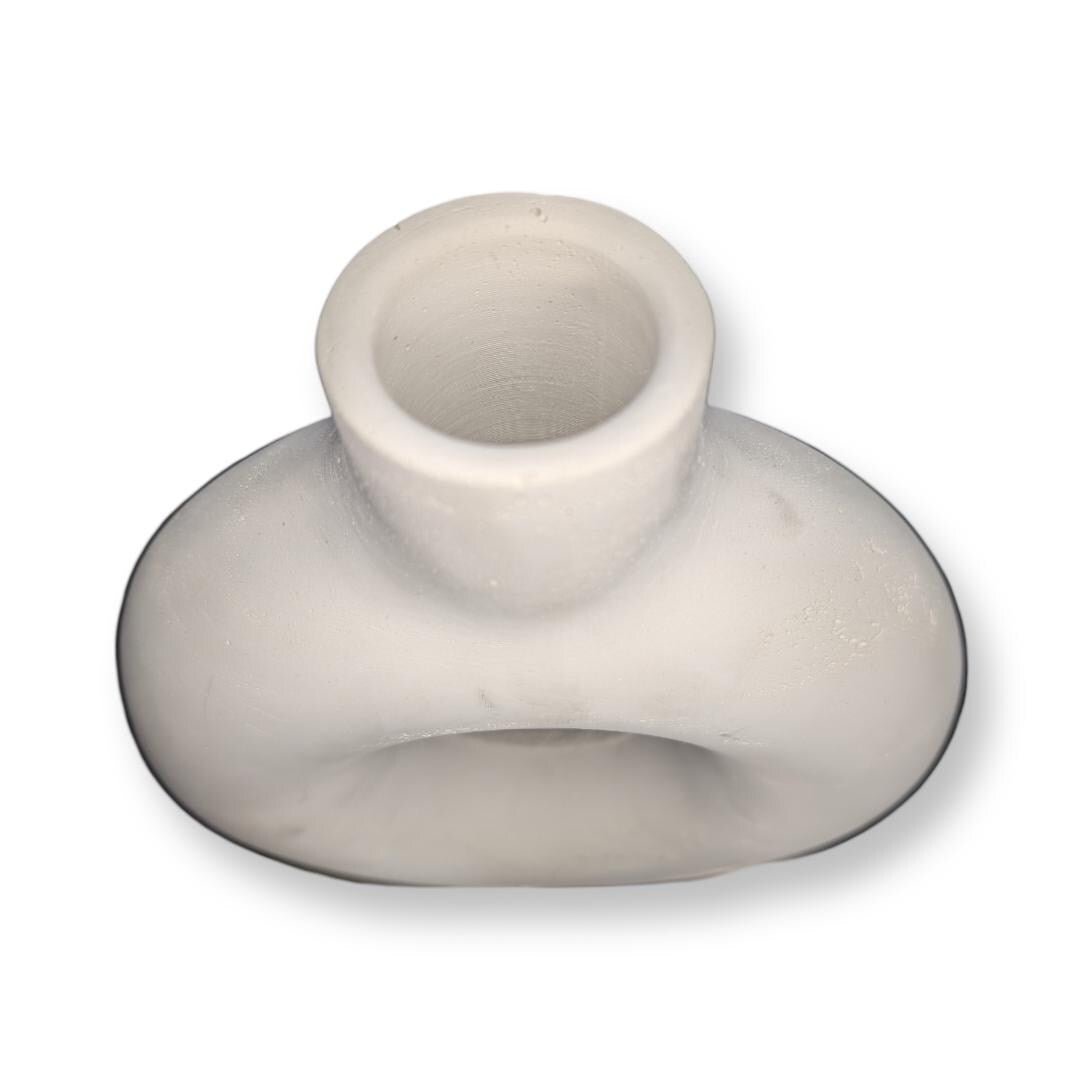 Concrete Donut Shaped Vase