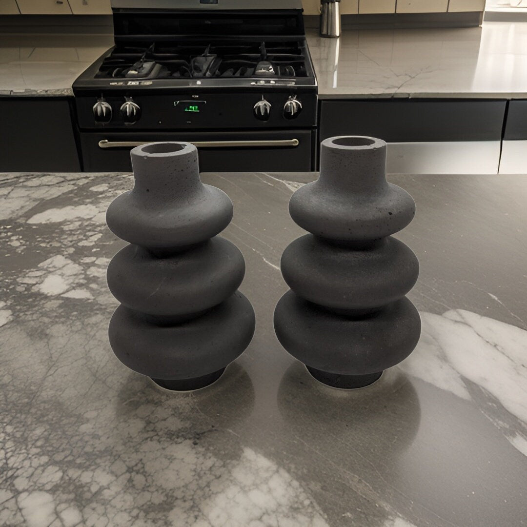 Small Concrete Decorative Vase