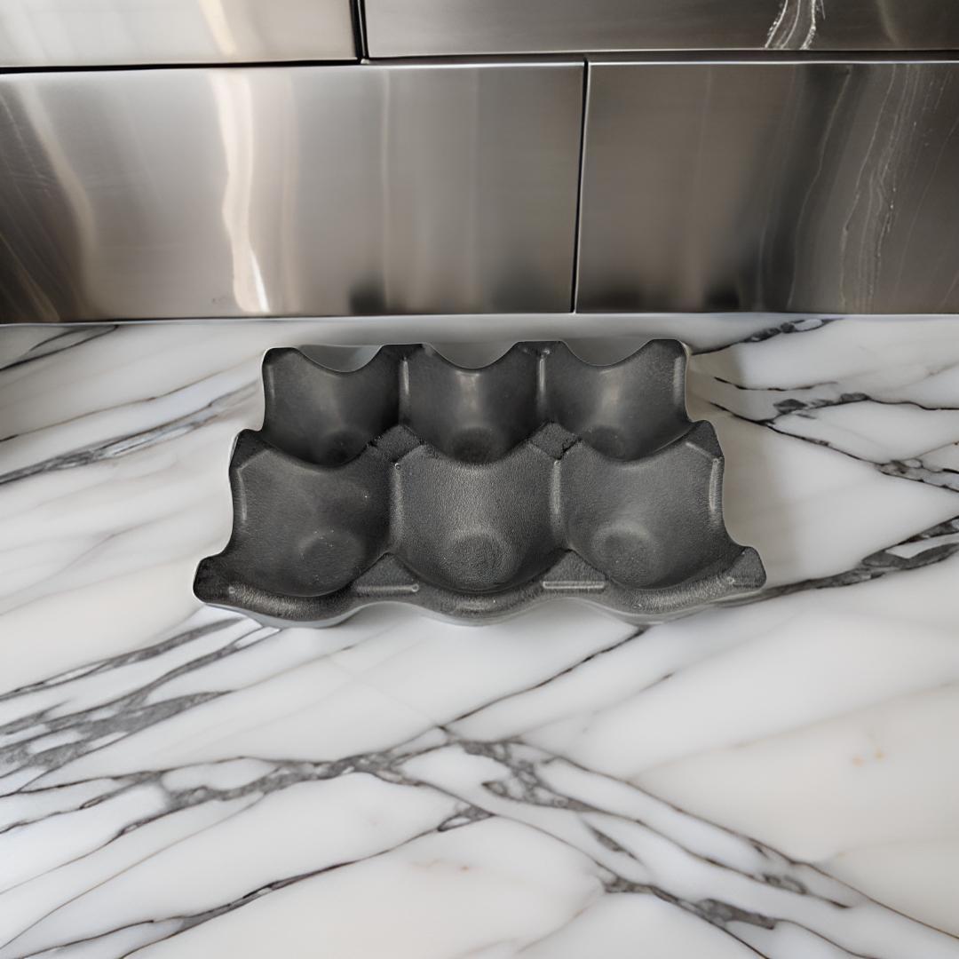 Concrete Egg Carton- Minimalist Kitchen Decor