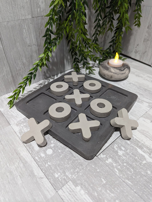 Concrete Tic-Tac-Toe Set