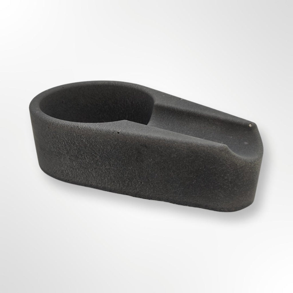 Sleek Minimalist Concrete Cigar Ashtray