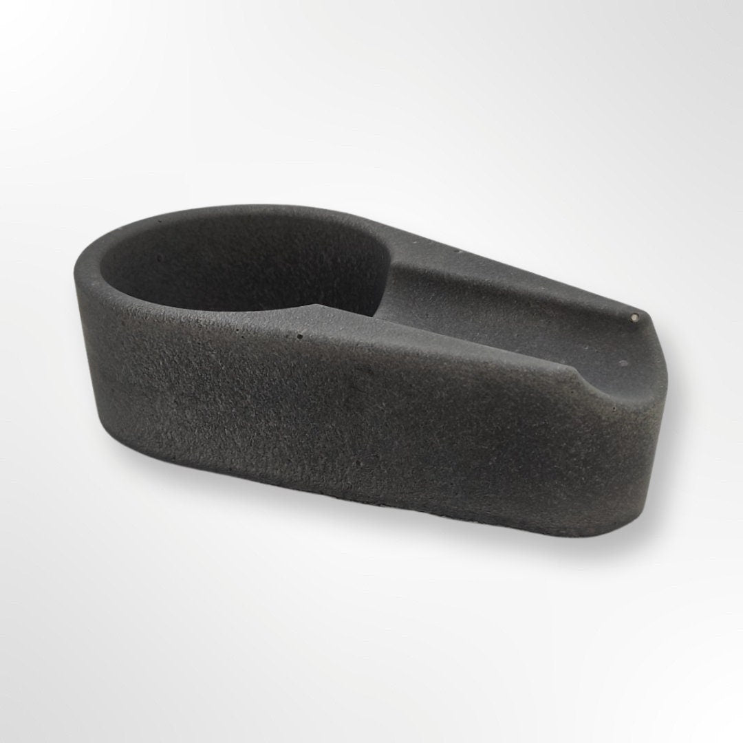 Sleek Minimalist Concrete Cigar Ashtray